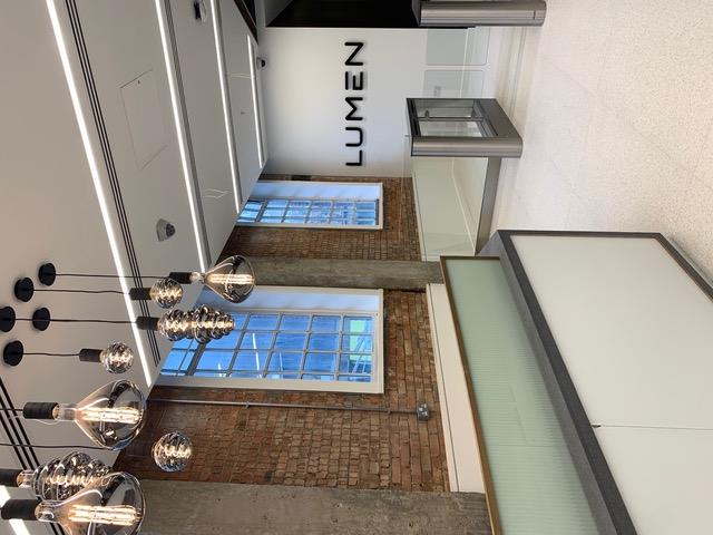 LUMEN 3D lettering in the London office reception