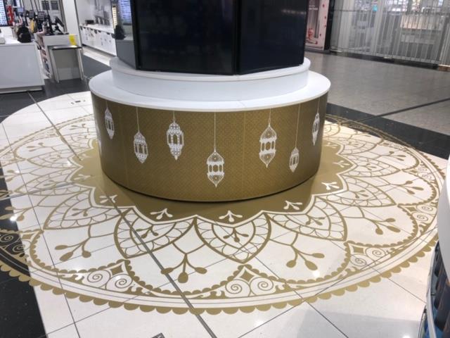 Eid Promotional Display in London Heathrow Airport