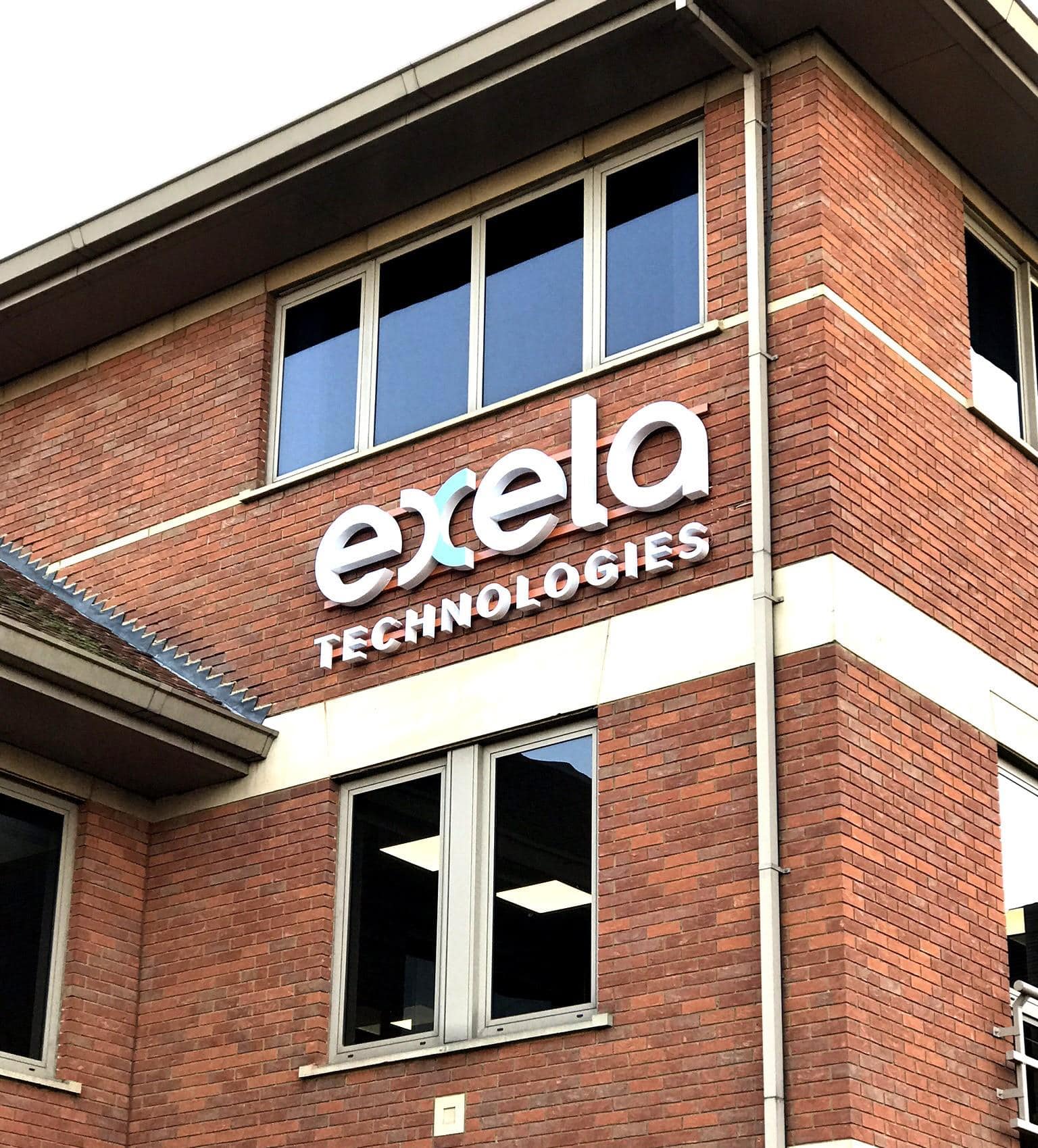 Large 3D Illuminated Letters for Office in Staines Upon Thames