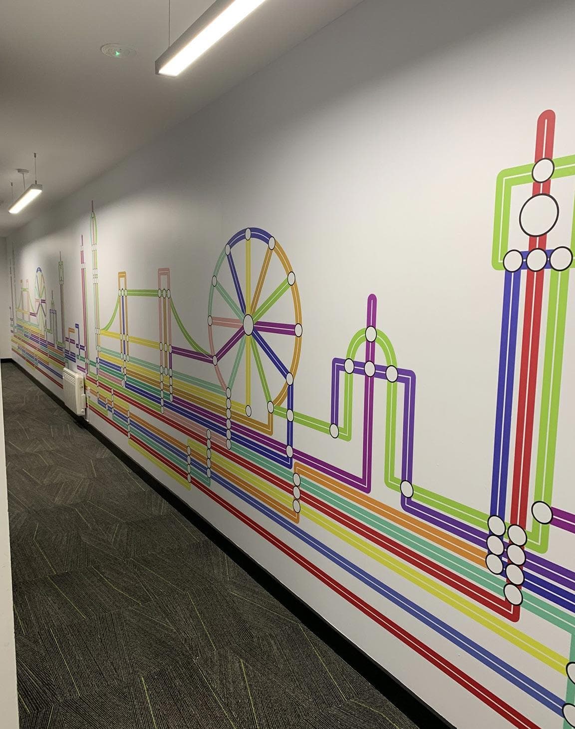 Full-colour Vinyl Graphic Mural for Offices in London