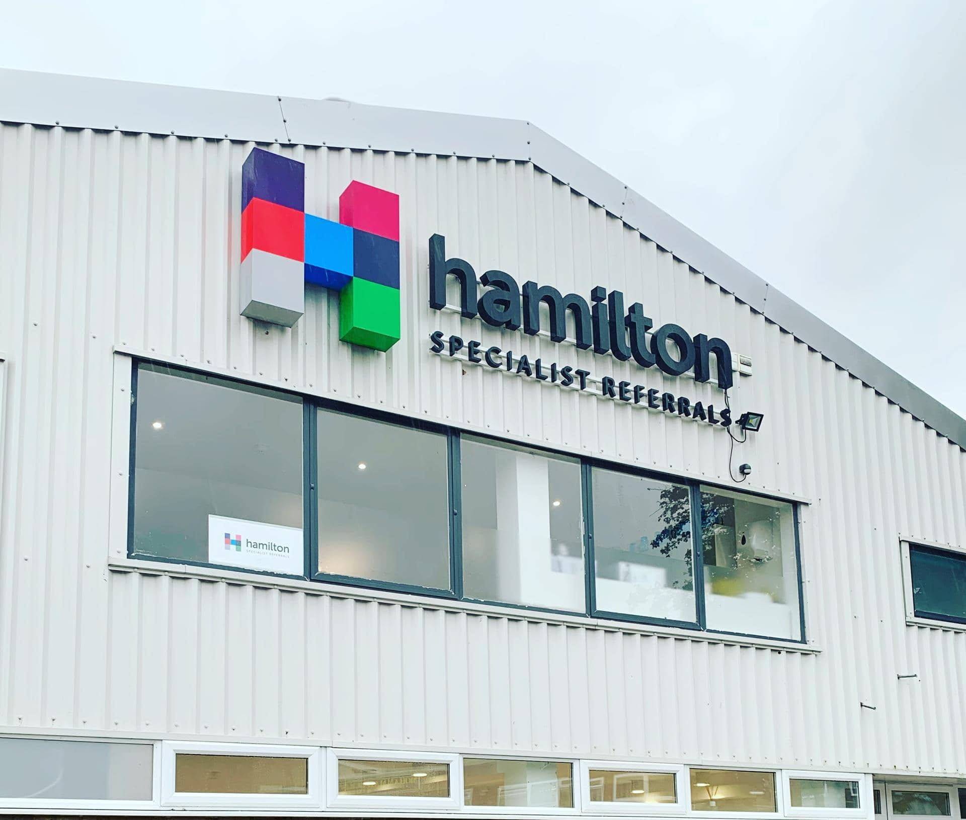 Exterior Sign Created For Hamilton Referrals