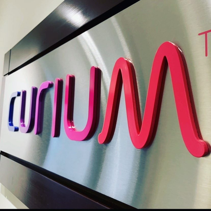 Interior graphics in London.