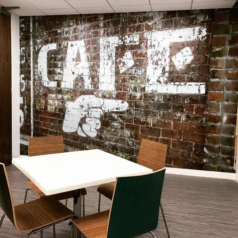 Interior graphics in Birmingham.