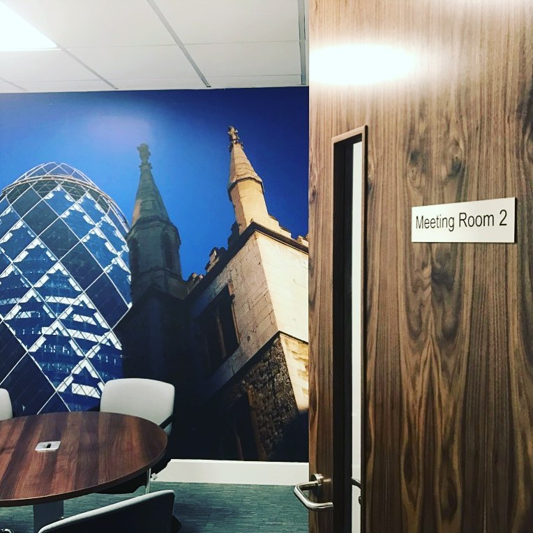 Interior graphics in Marlow.