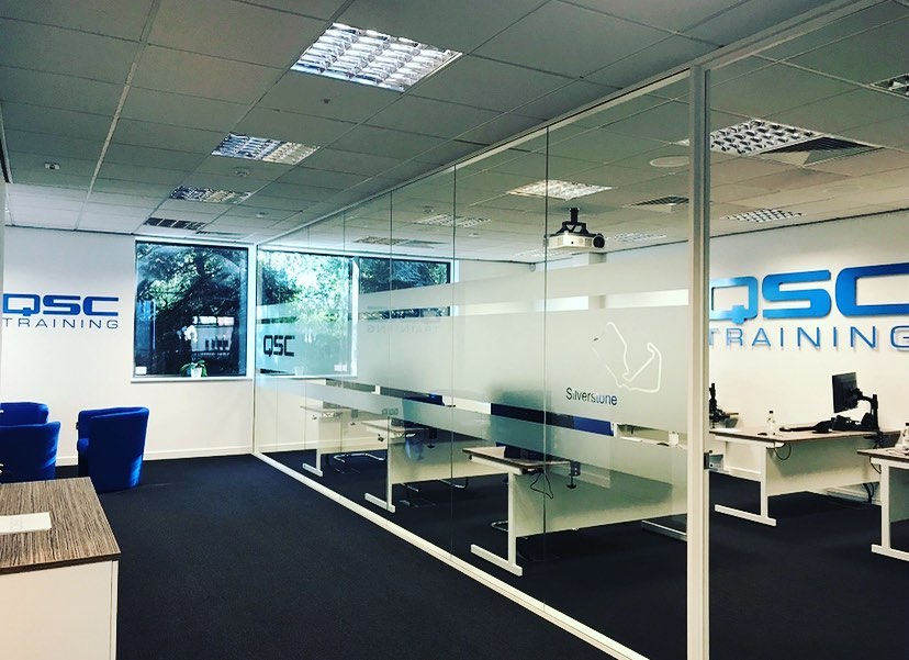 Interior graphics in Brooklands.