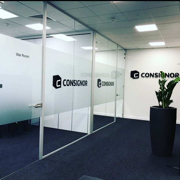 Interior graphics in Maidenhead.