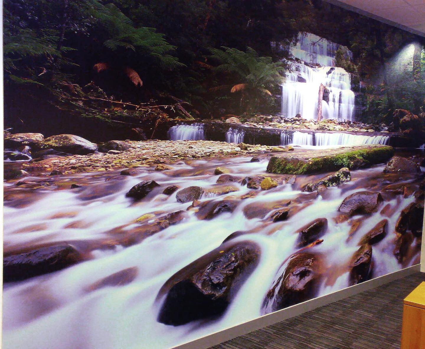 Interior graphics in London.
