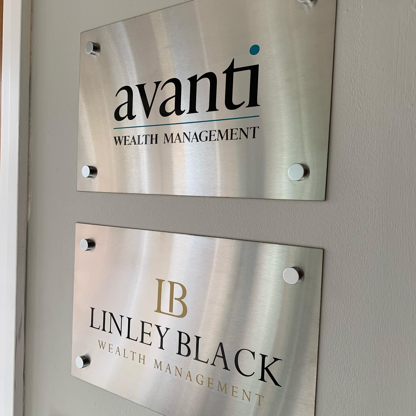 Interior graphics in London.