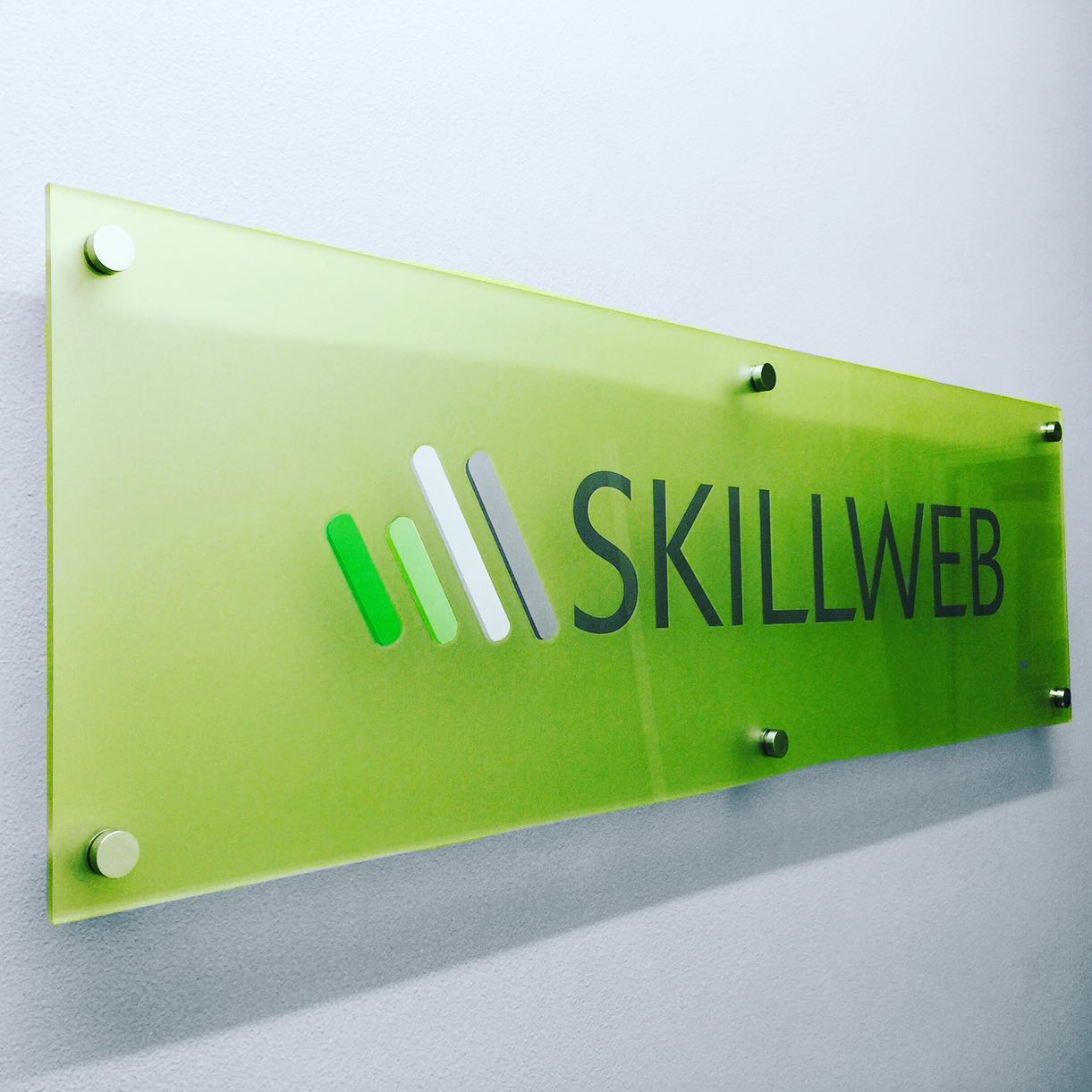 Interior graphics in London.