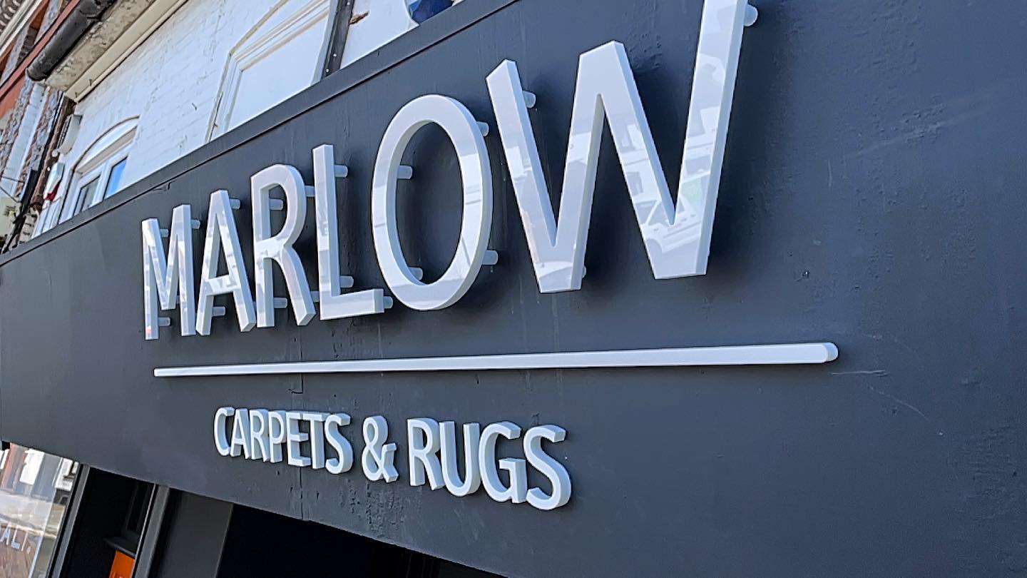 Exterior signage.