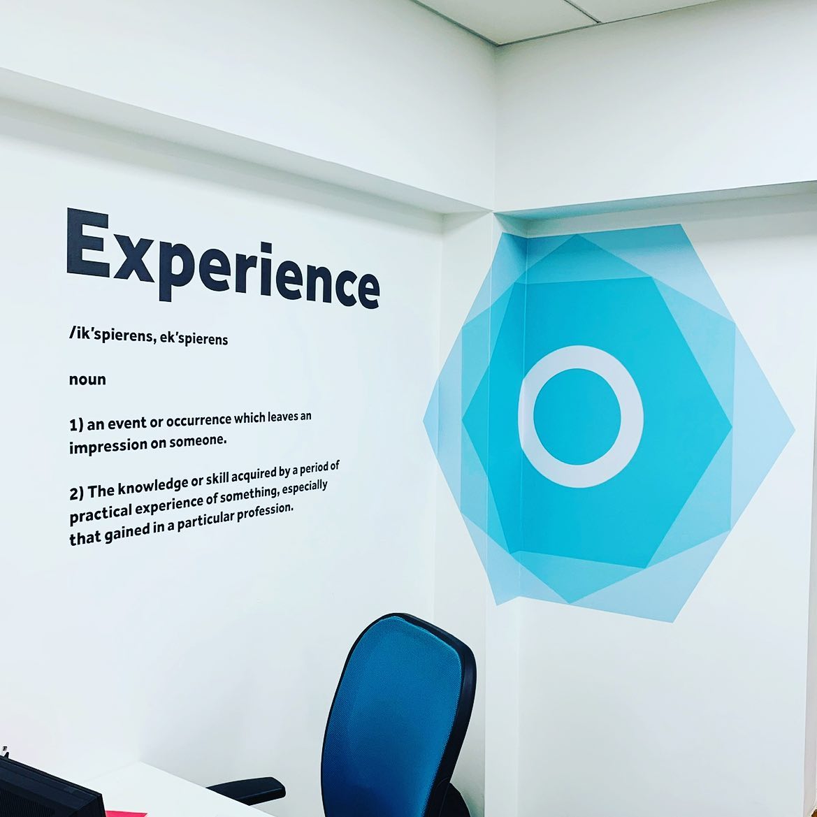 Interior graphics in Maidenhead.