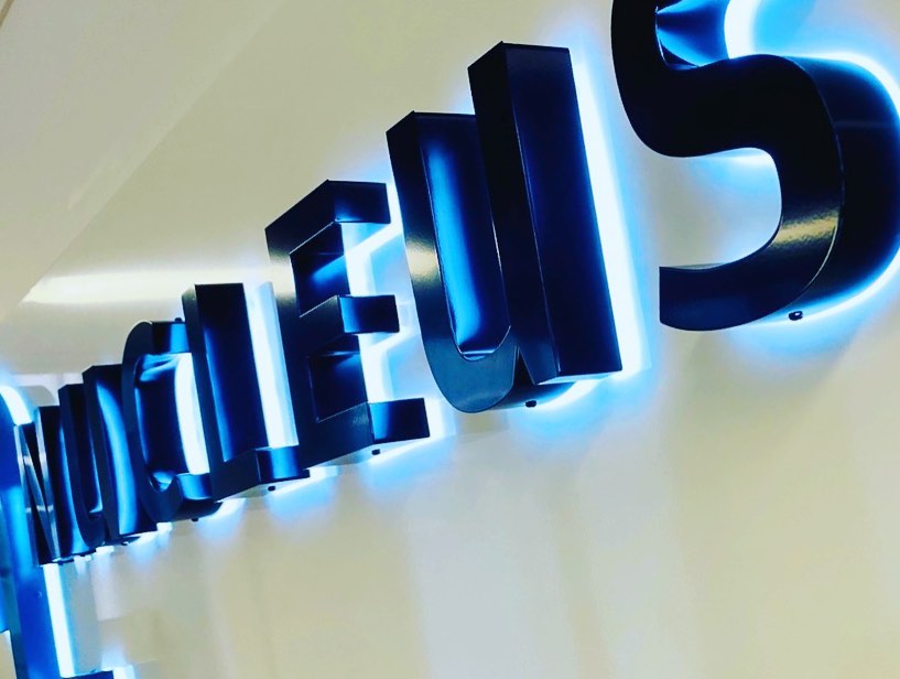 Interior graphics in London.