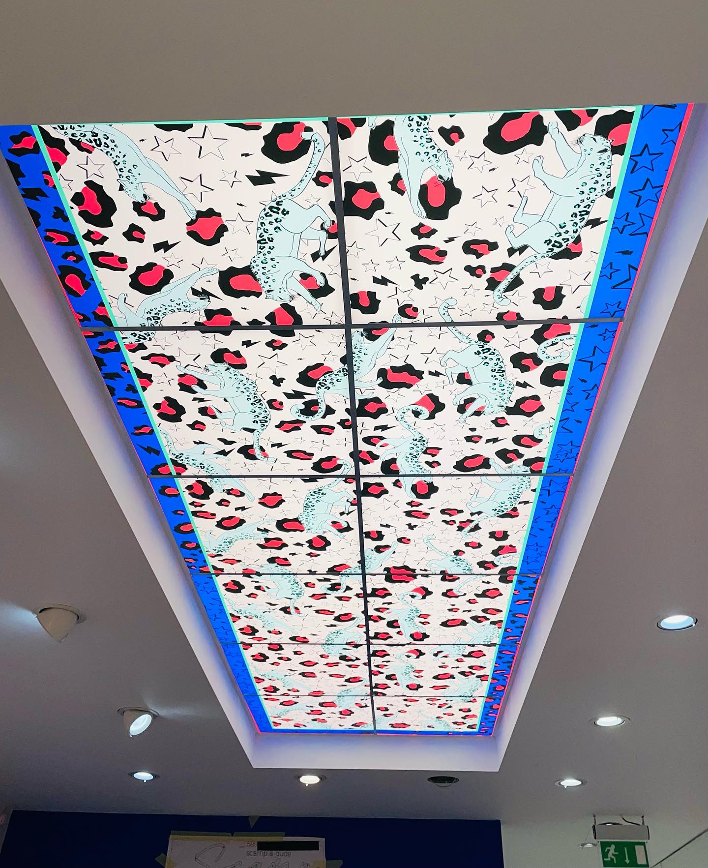 Interior graphics.