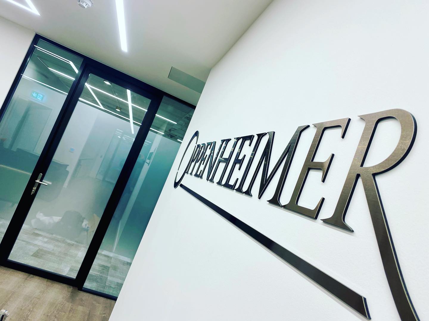 Interior graphics in London.