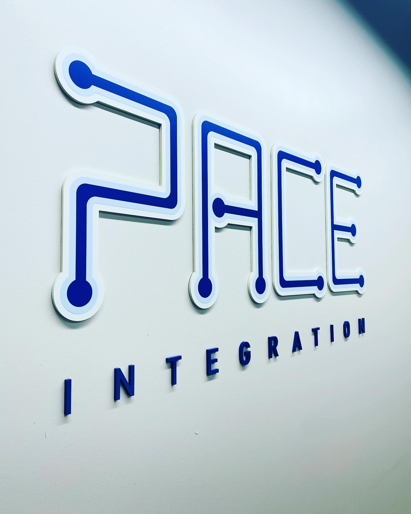 Interior graphics in London.
