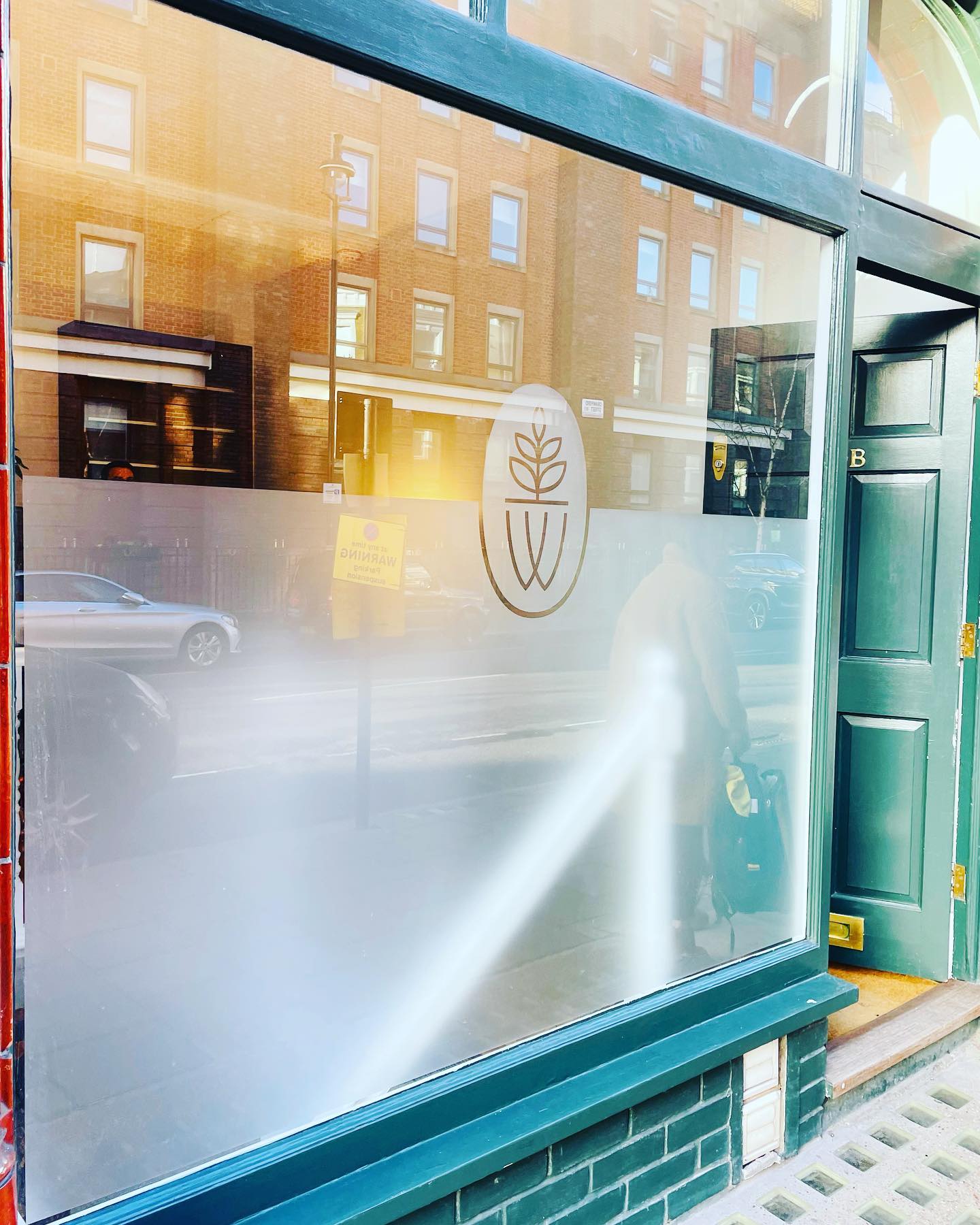Window graphics in Windsor.