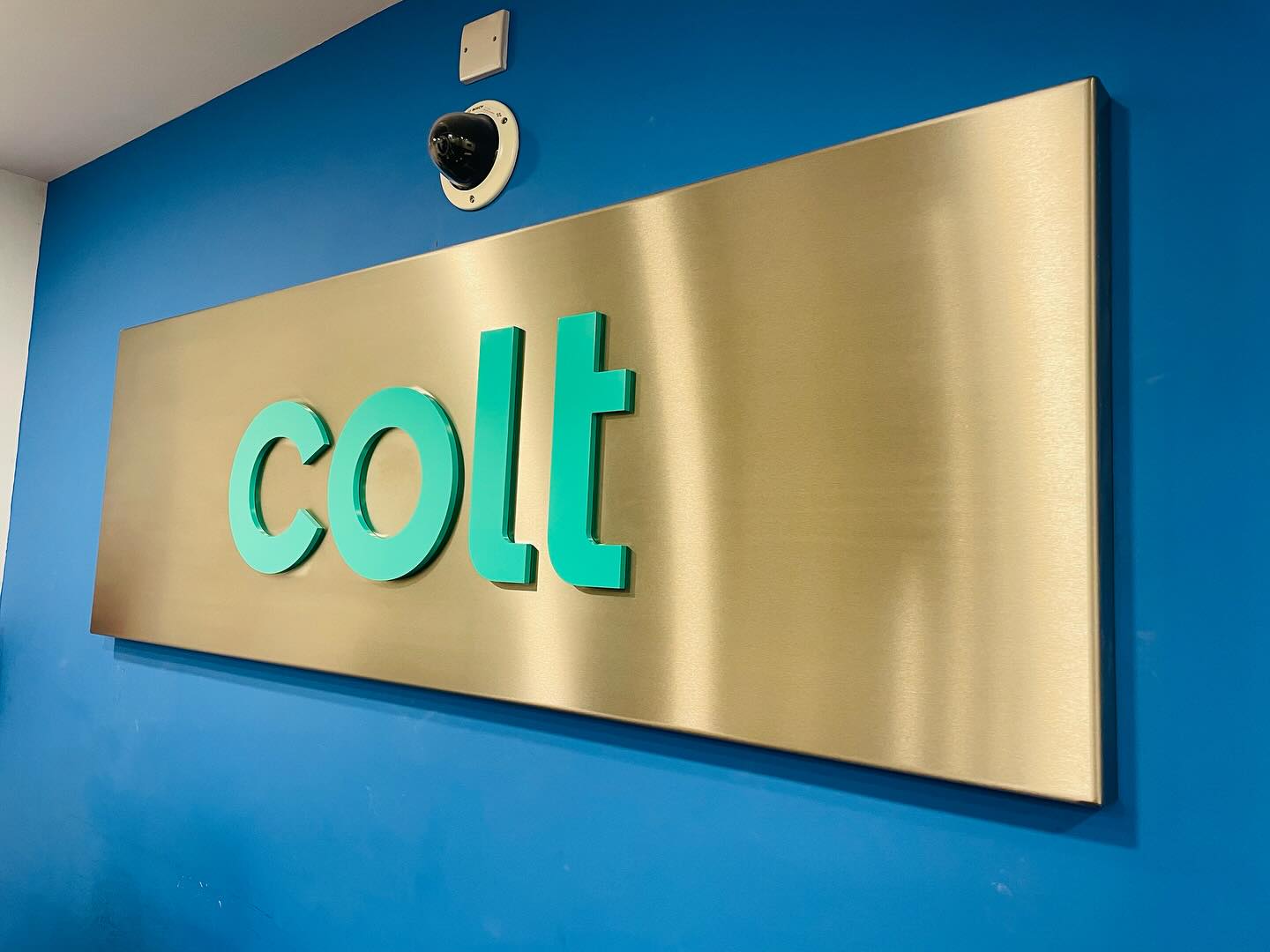 Interior graphics in London.