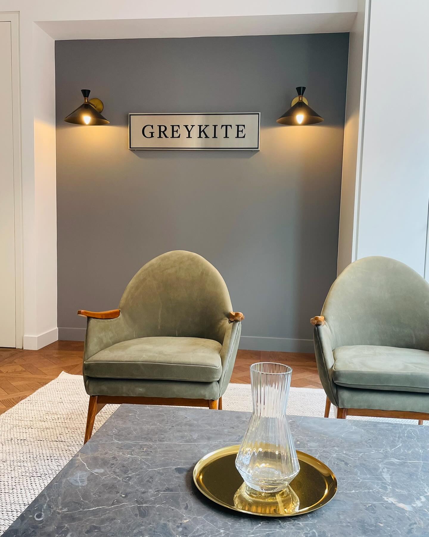 Metal signage in Savile Row.