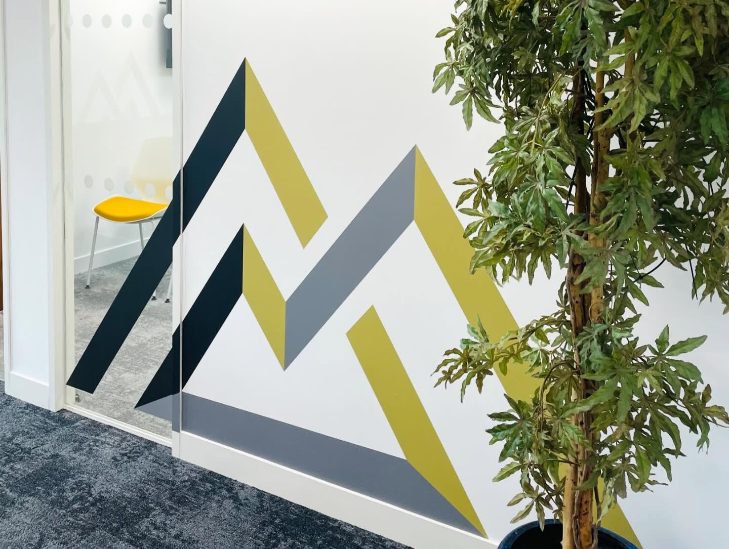 Wall covering in Basingstoke.