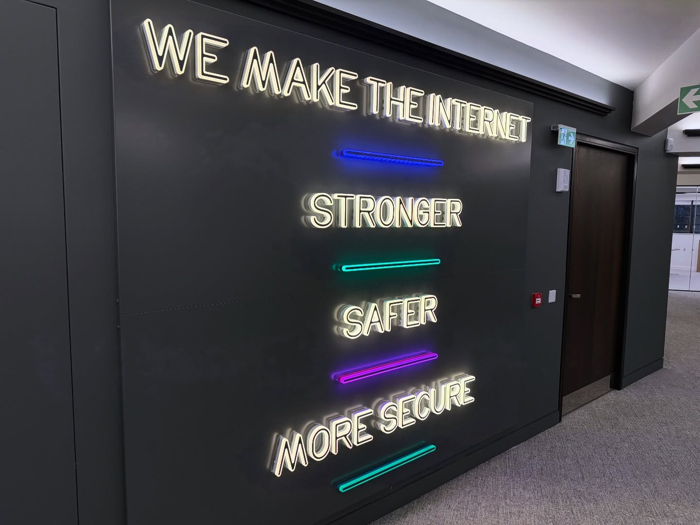 Neon signage in London.