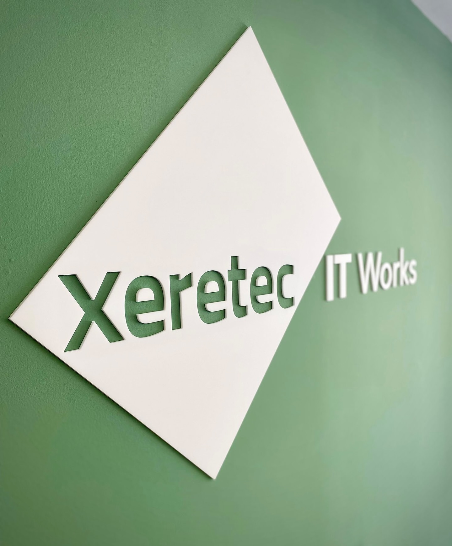 Reception signage in Wokingham