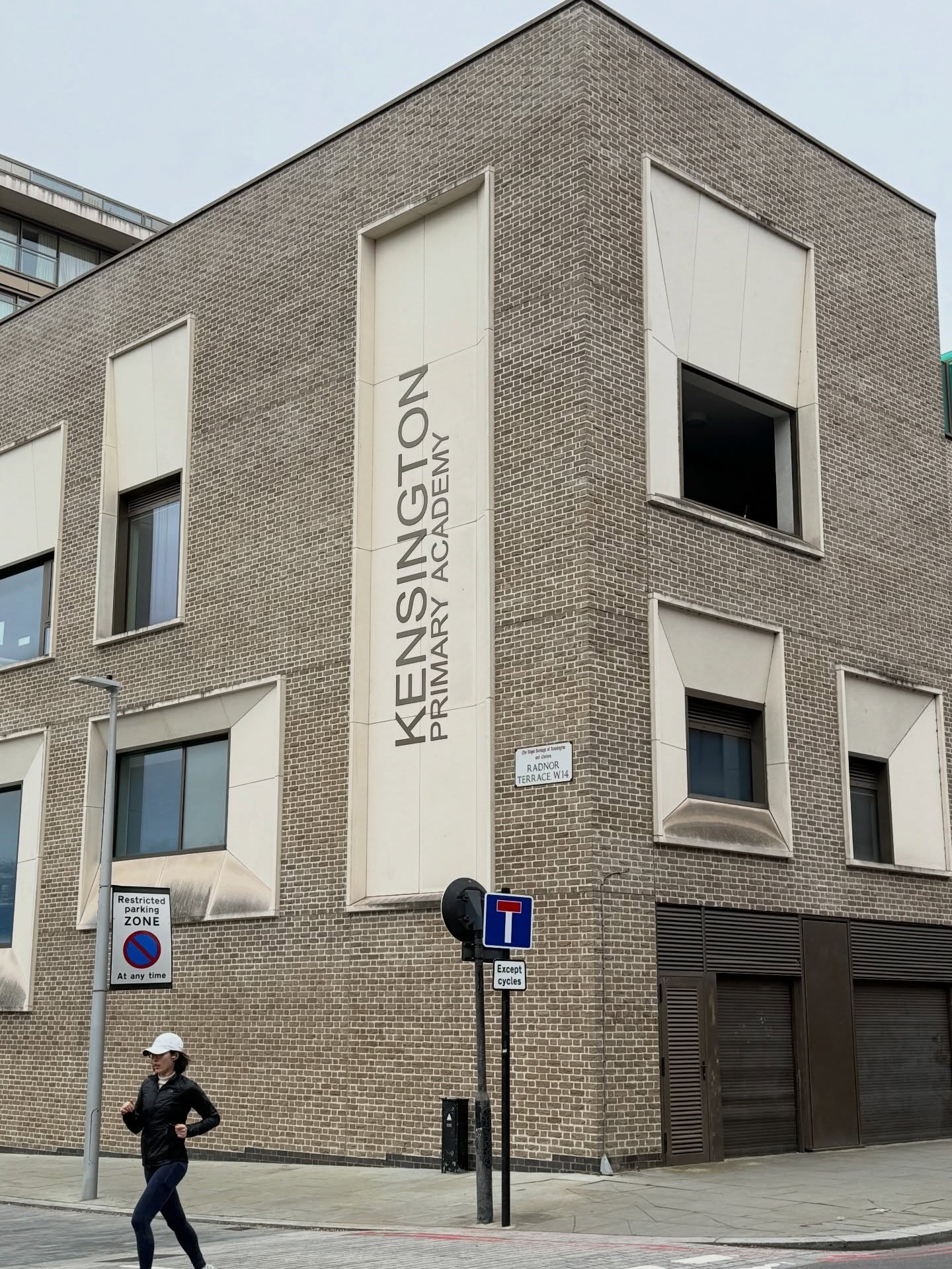 Anodised aluminium lettering in London